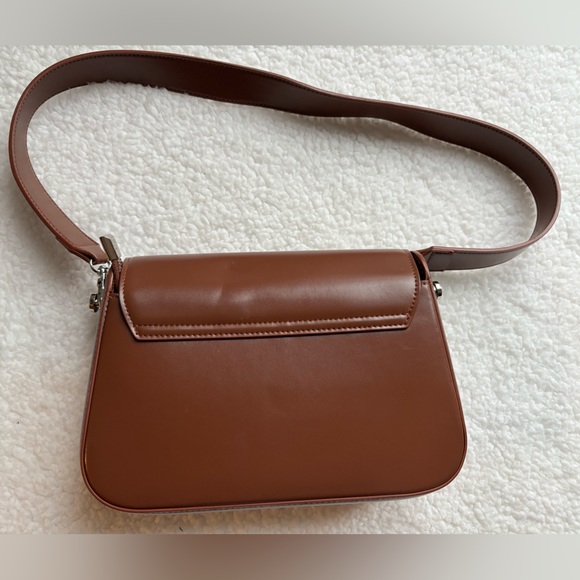 FinebagStudio Brand Brown Leather Crossbody Bag - Picture 4 of 8